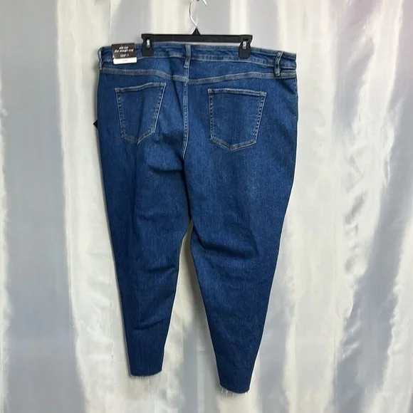 AVA & Viv mid rise, slim straight, crop stretch, denim jeans - Picture 2 of 5